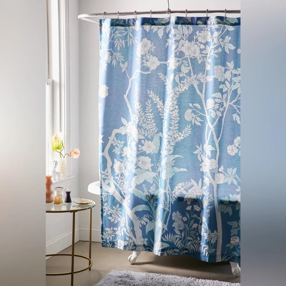 Urban Outfitters Freya Floral Shower Curtain
